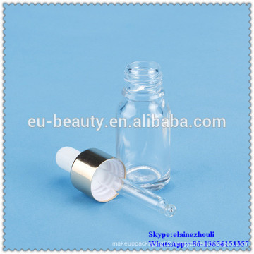 10ml clear bottle dropper with glass dropper pipette